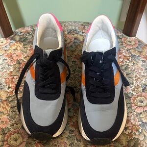 Steve Madden Multicolor Sneakers with Pink and Orange Accents